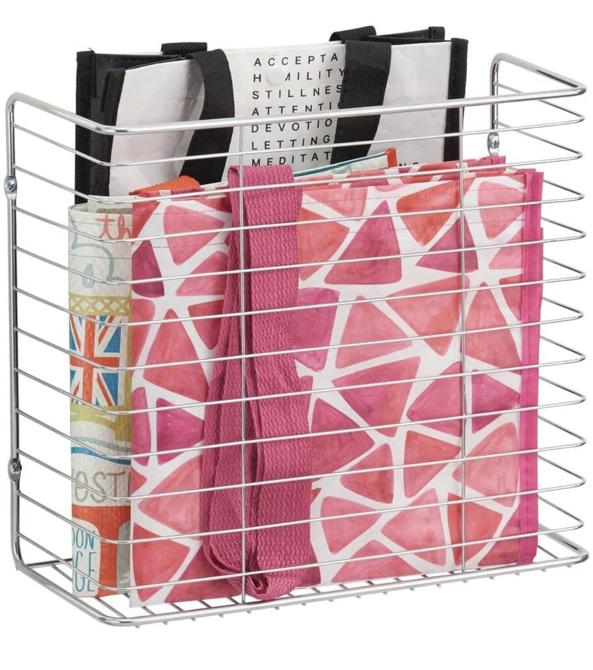 mDesign Wall Mount Storage Bin Everything Envy