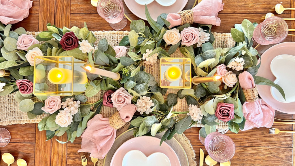 Pink Valentine's Day Table Decor Ideas for a Galentine's Brunch