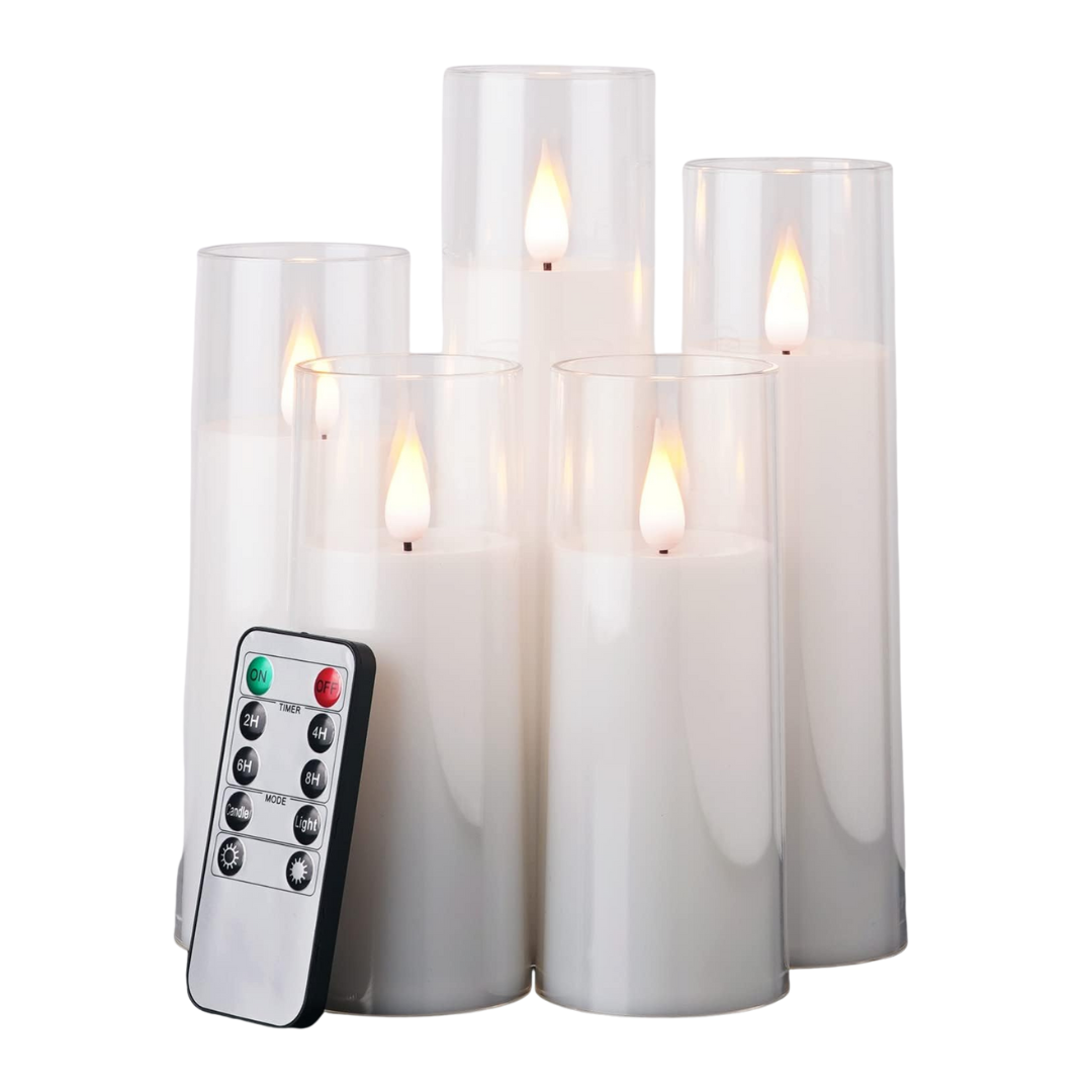 Pure White Flameless Candles Everything Envy