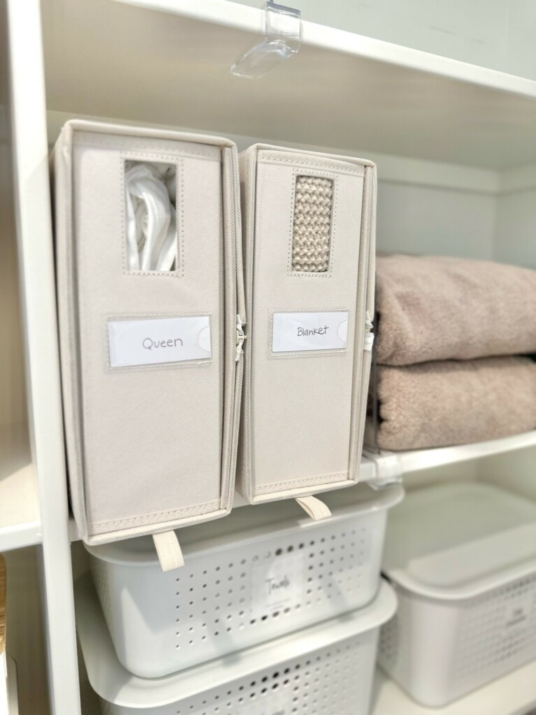 small linen closet organization ideas, linen closet shelving