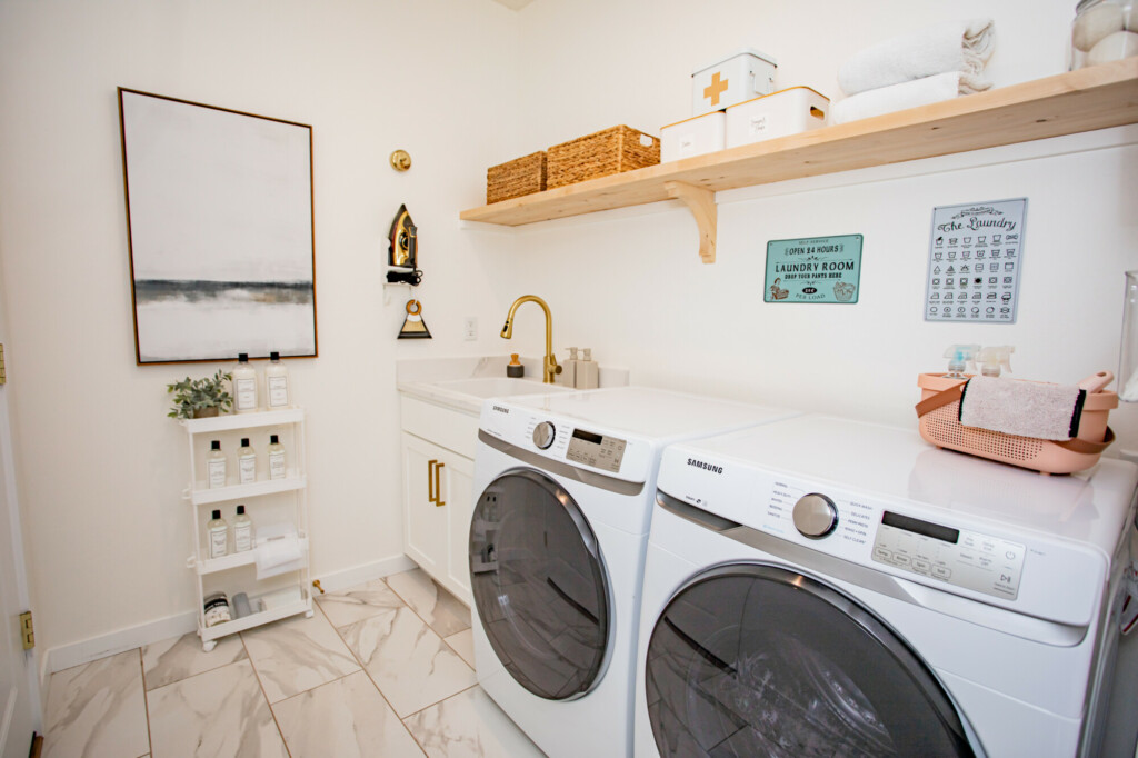 how to organize your laundry room on a budget, laundry room organization hacks