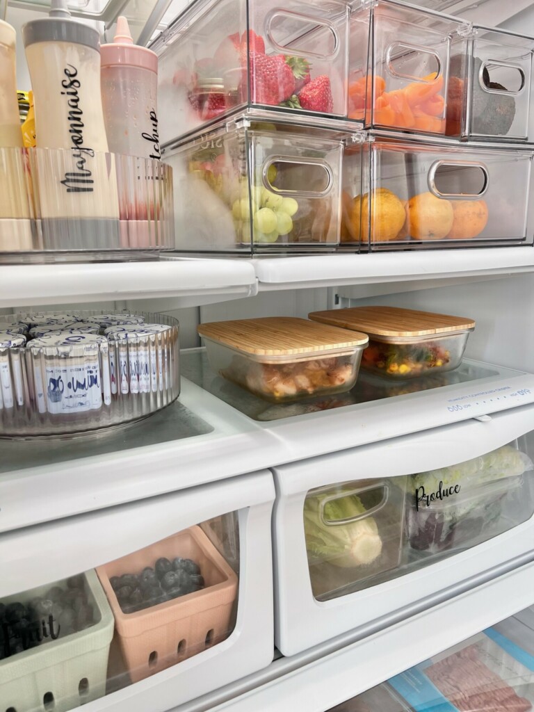 how to organize a small fridge