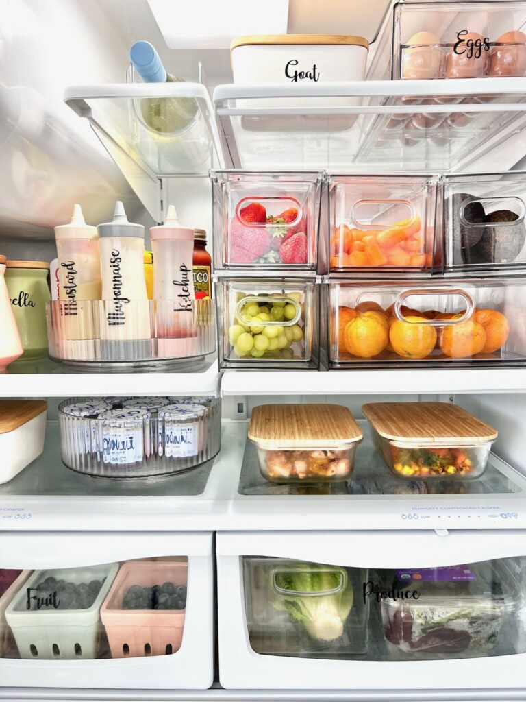 how to organize a small fridge