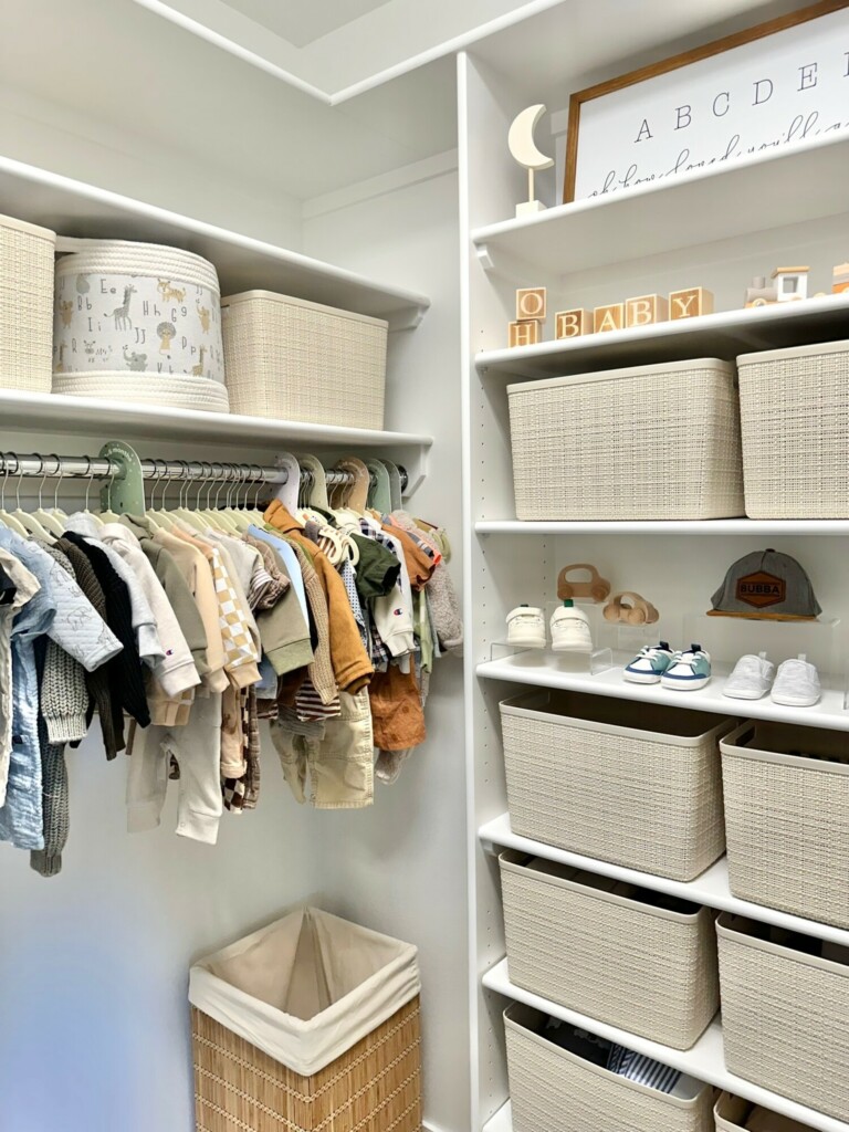 ideas on how to organize your closet, how to organize your closet on a budget