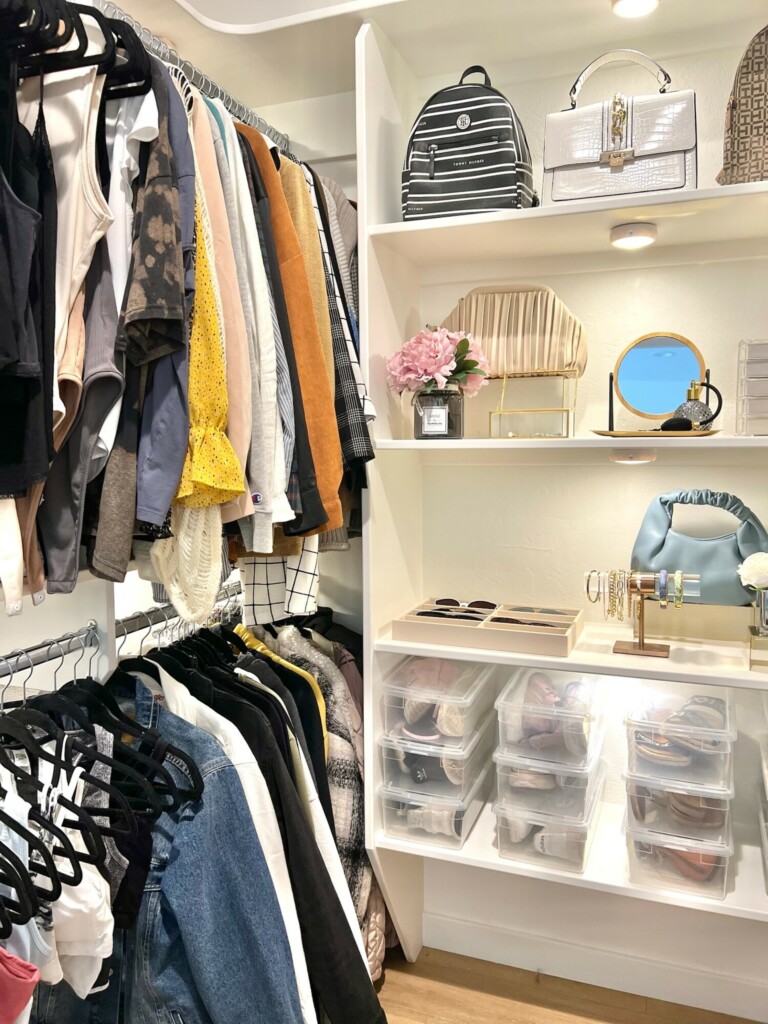 how to organize your closet clothes, how to organize your closet by color, small how to organize your closet, how to organize your closet with little space