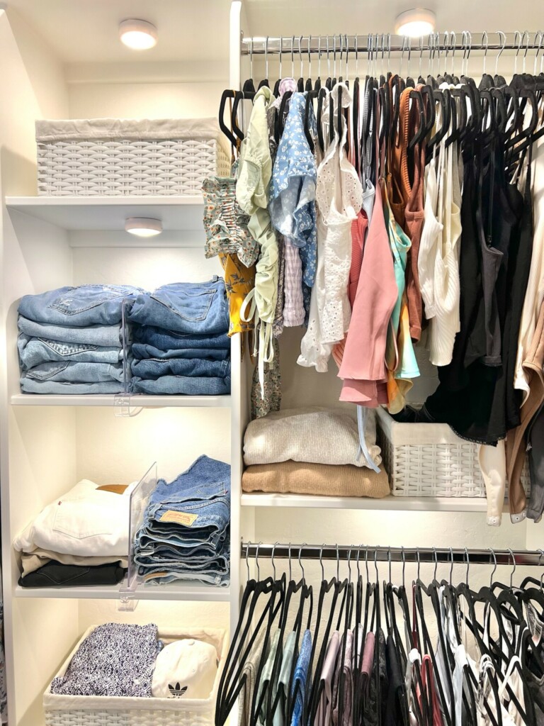 how to organize your closet clothes, how to organize your closet by color, small how to organize your closet, how to organize your closet with little space